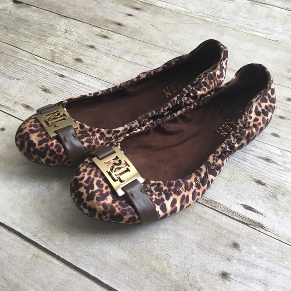 Lauren Ralph Lauren Shoes - LAUREN RALPH LAUREN Leopard Print Ballet Flats
